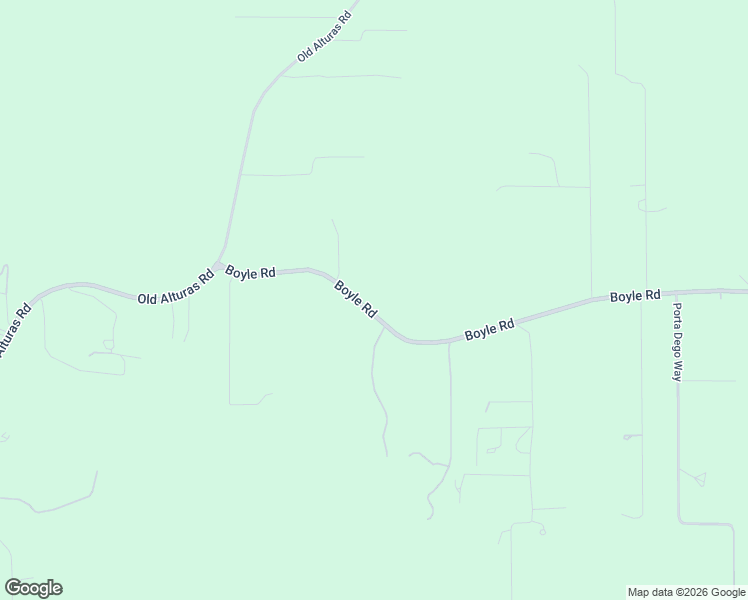 map of restaurants, bars, coffee shops, grocery stores, and more near 20874 Boyle Road in Redding