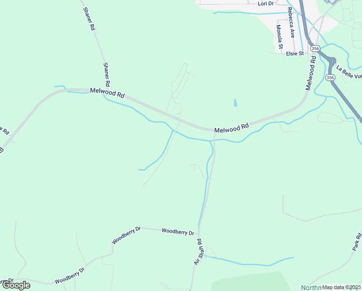 map of restaurants, bars, coffee shops, grocery stores, and more near 133 Johnson Road in Leechburg