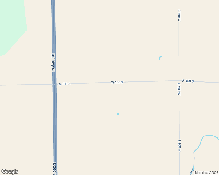 map of restaurants, bars, coffee shops, grocery stores, and more near 2494 West 100 South in Fowler