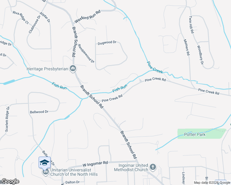 map of restaurants, bars, coffee shops, grocery stores, and more near 1559 Barrington Drive in Wexford