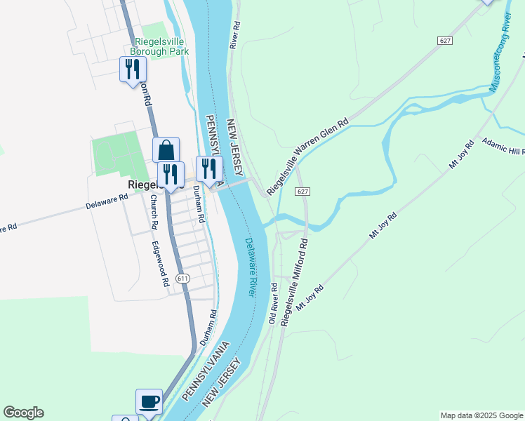 map of restaurants, bars, coffee shops, grocery stores, and more near 2 County Road 627 in Phillipsburg