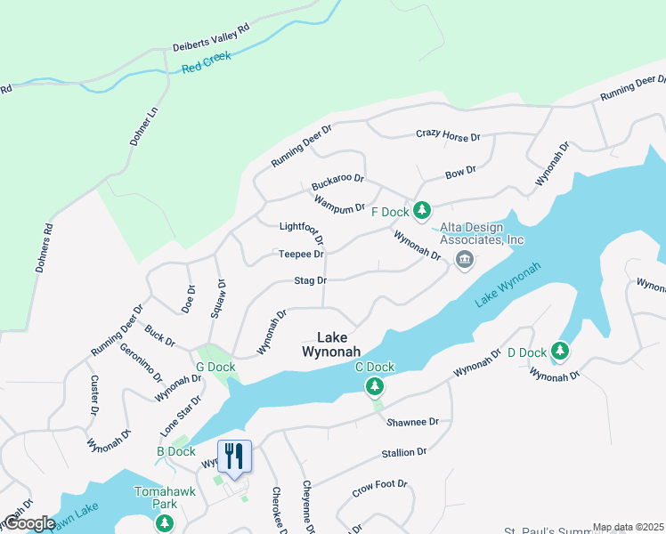map of restaurants, bars, coffee shops, grocery stores, and more near 1598 Lightfoot Drive in Auburn