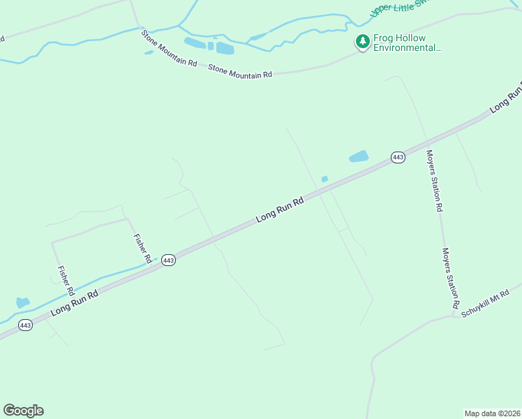 map of restaurants, bars, coffee shops, grocery stores, and more near 1035 Long Run Road in Pine Grove