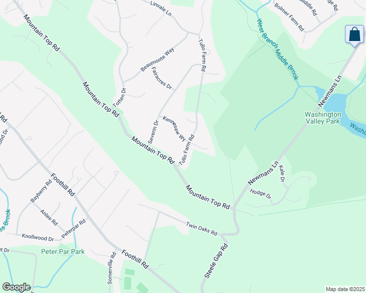 map of restaurants, bars, coffee shops, grocery stores, and more near 1812 Kennesaw Way in Bridgewater Township