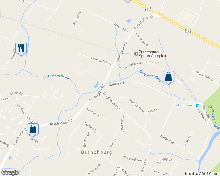 map of restaurants, bars, coffee shops, grocery stores, and more near 5 Station Road in Somerville