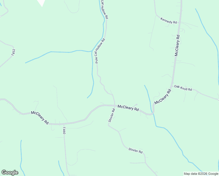 map of restaurants, bars, coffee shops, grocery stores, and more near 428 Pole Cat Hollow Road in Hookstown