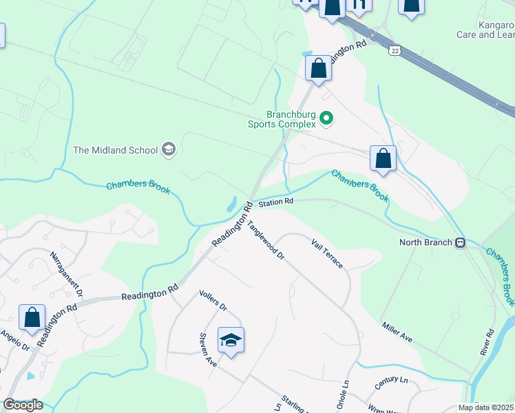 map of restaurants, bars, coffee shops, grocery stores, and more near 5 Station Road in Somerville