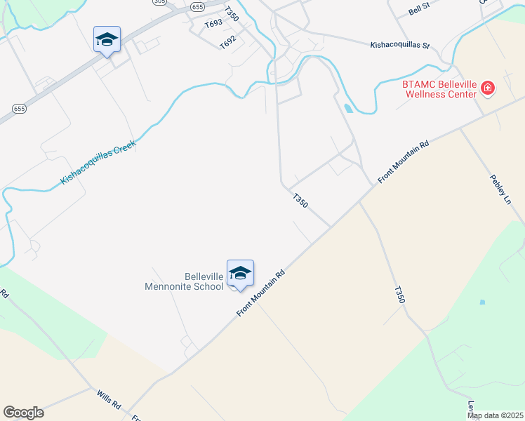 map of restaurants, bars, coffee shops, grocery stores, and more near 524 Walnut Street in Belleville
