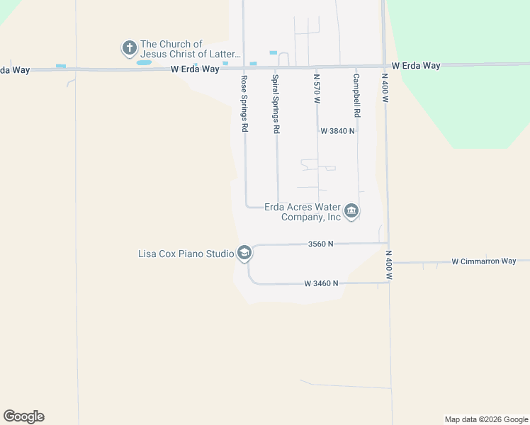 map of restaurants, bars, coffee shops, grocery stores, and more near 743 Yates Springs Road in Erda