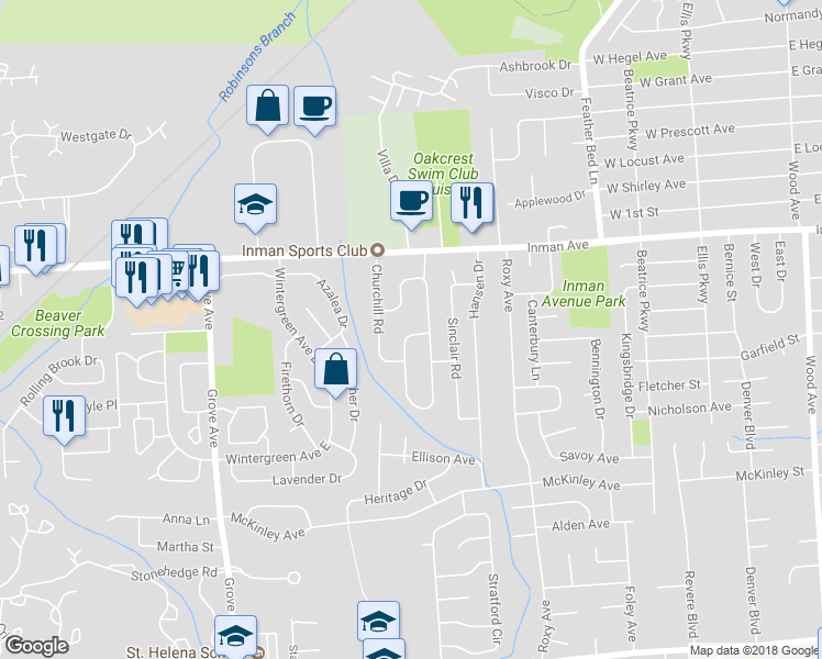 map of restaurants, bars, coffee shops, grocery stores, and more near 72 Netherwood Circle in Edison