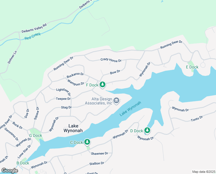 map of restaurants, bars, coffee shops, grocery stores, and more near 1930 Wynonah Drive in Auburn