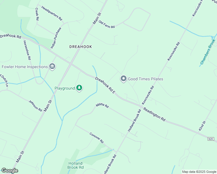 map of restaurants, bars, coffee shops, grocery stores, and more near 11 Dreahook Road East in Hunterdon County