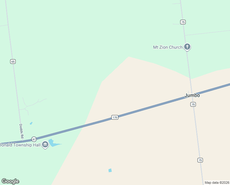 map of restaurants, bars, coffee shops, grocery stores, and more near 5907 Highway 67 in Kenton