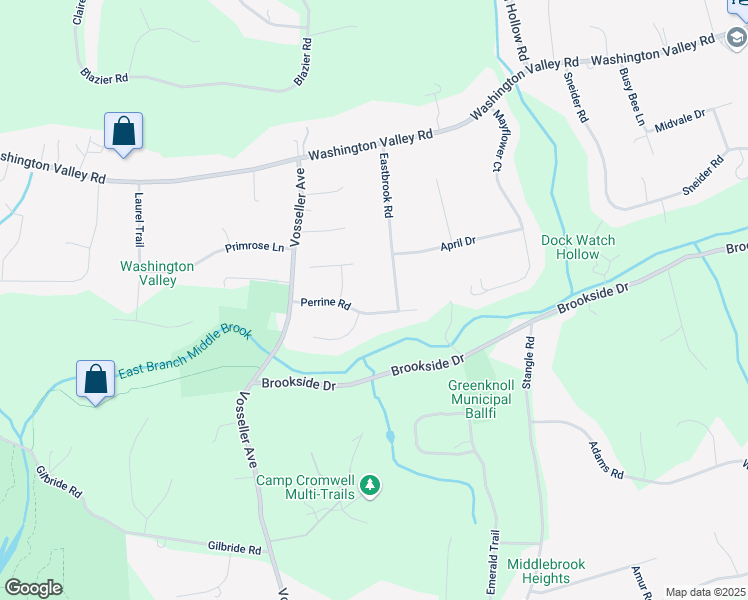 map of restaurants, bars, coffee shops, grocery stores, and more near 10 Bittle Court in Bridgewater Township