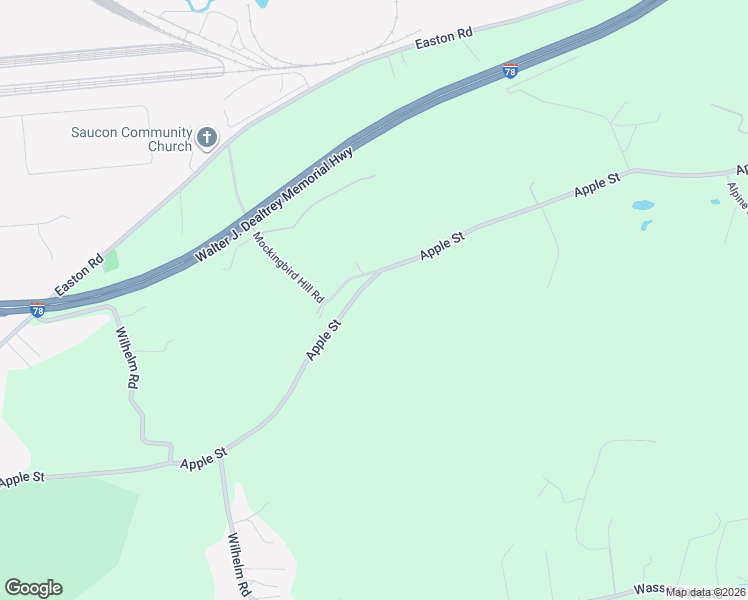 map of restaurants, bars, coffee shops, grocery stores, and more near 2260 Apple Street in Hellertown