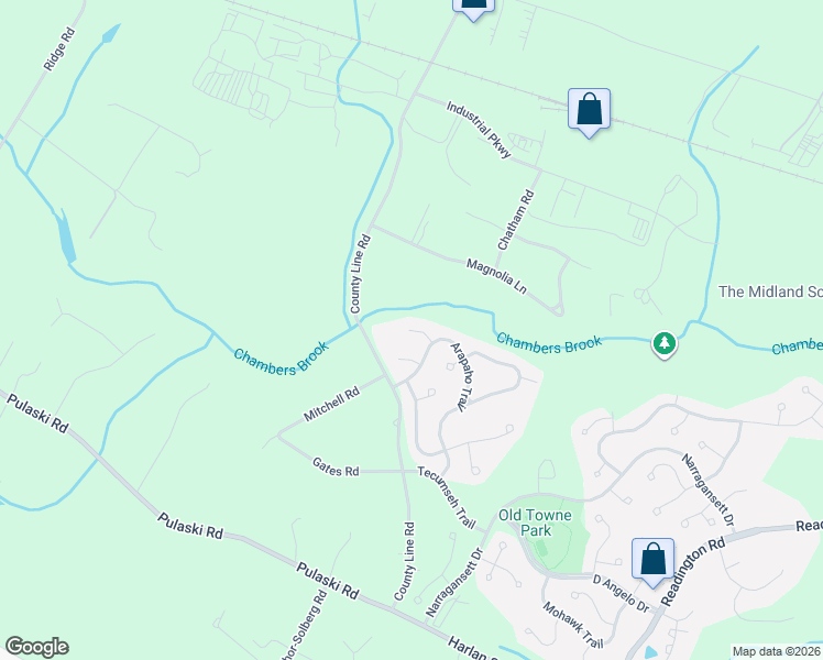 map of restaurants, bars, coffee shops, grocery stores, and more near 15 Navajo Trail in Somerville