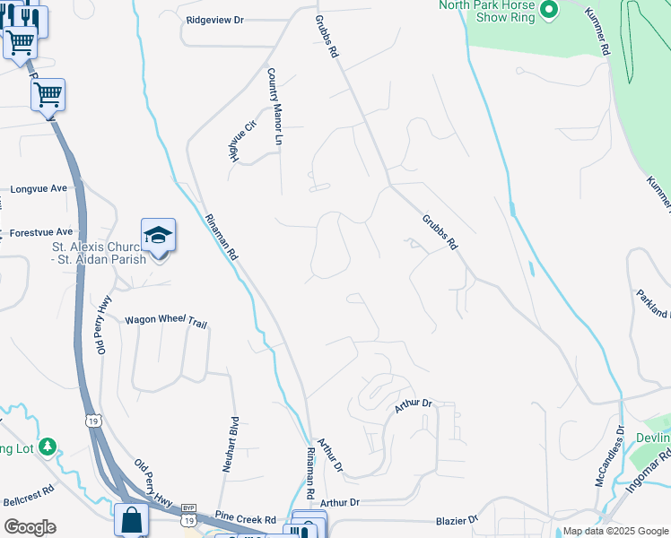 map of restaurants, bars, coffee shops, grocery stores, and more near 263 Courtney Place in Wexford