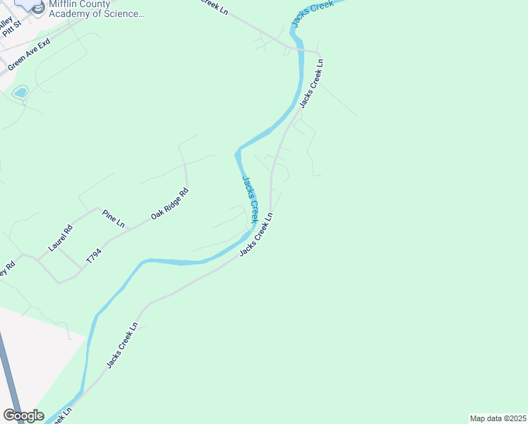 map of restaurants, bars, coffee shops, grocery stores, and more near 591 Jacks Creek Lane in Lewistown