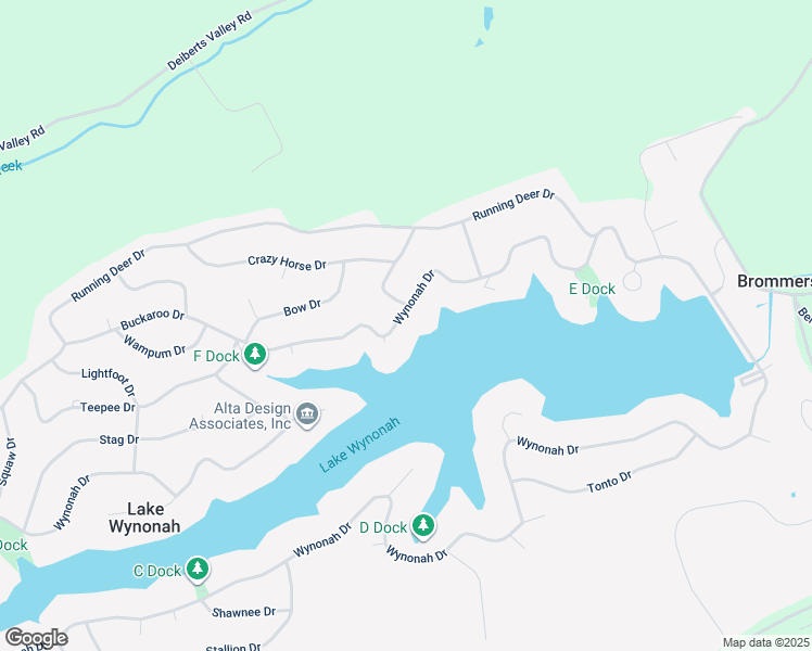 map of restaurants, bars, coffee shops, grocery stores, and more near 1205 Wynonah Drive in Auburn