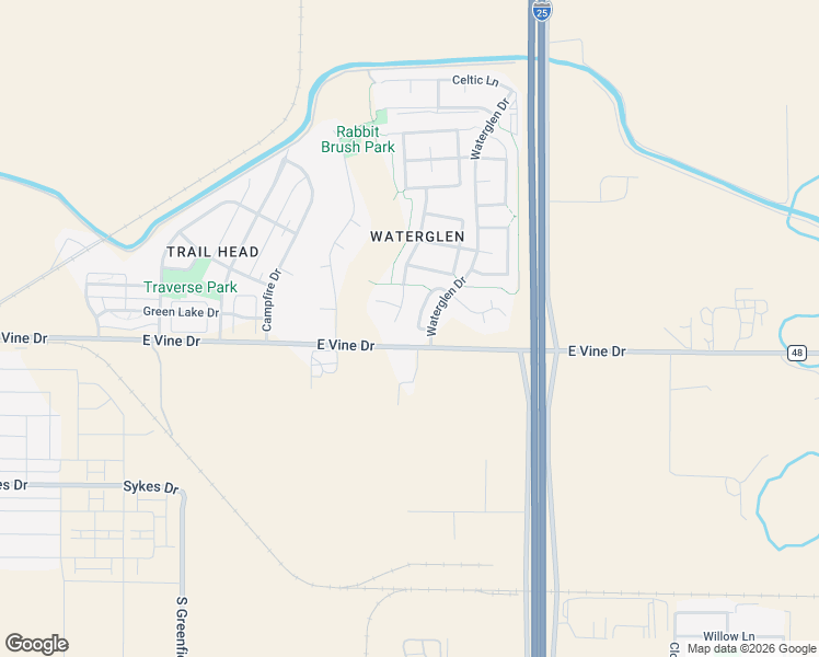 map of restaurants, bars, coffee shops, grocery stores, and more near in Fort Collins