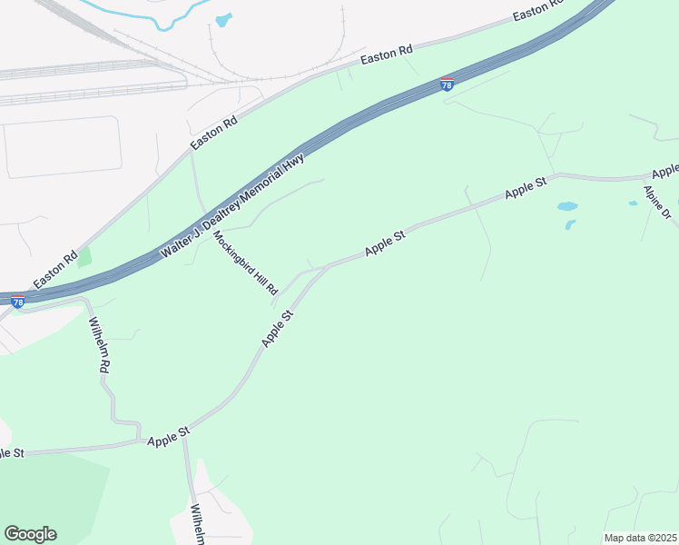 map of restaurants, bars, coffee shops, grocery stores, and more near 2266 Apple Street in Hellertown