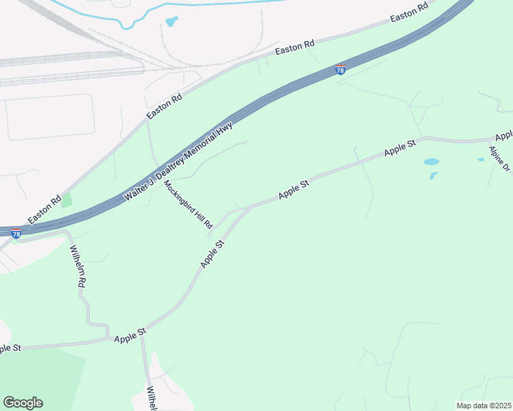 map of restaurants, bars, coffee shops, grocery stores, and more near 2266 Apple Street in Hellertown