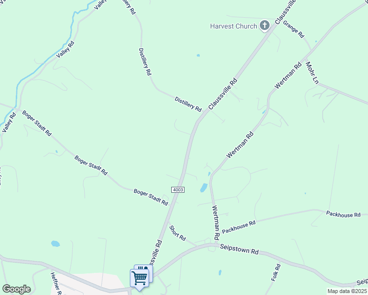 map of restaurants, bars, coffee shops, grocery stores, and more near 2604 Hedgerow Court in Fogelsville