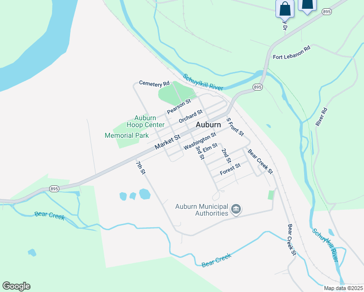 map of restaurants, bars, coffee shops, grocery stores, and more near 330 Washington Street in Auburn