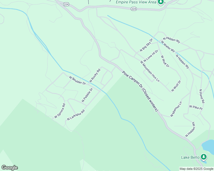 map of restaurants, bars, coffee shops, grocery stores, and more near 5274 North Larkspur Road in Midway