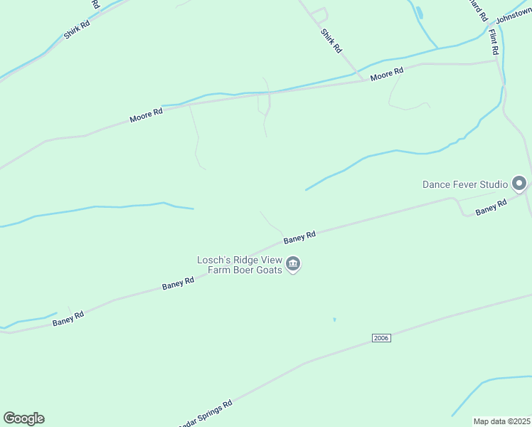 map of restaurants, bars, coffee shops, grocery stores, and more near 122 Rock Oak Lane in Mifflintown