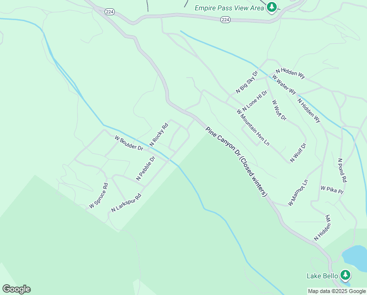 map of restaurants, bars, coffee shops, grocery stores, and more near 5292 North Larkspur Road in Midway