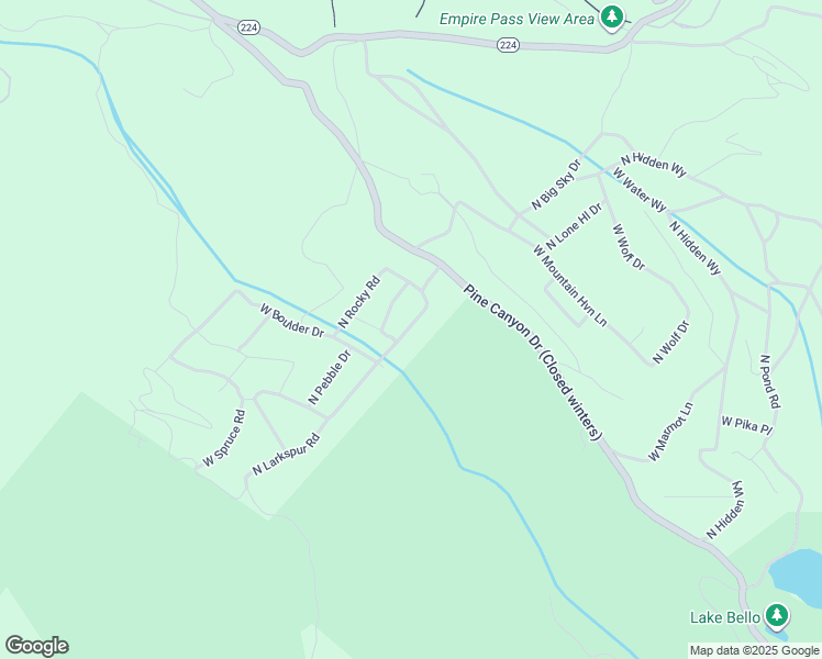 map of restaurants, bars, coffee shops, grocery stores, and more near 5292 North Larkspur Road in Midway