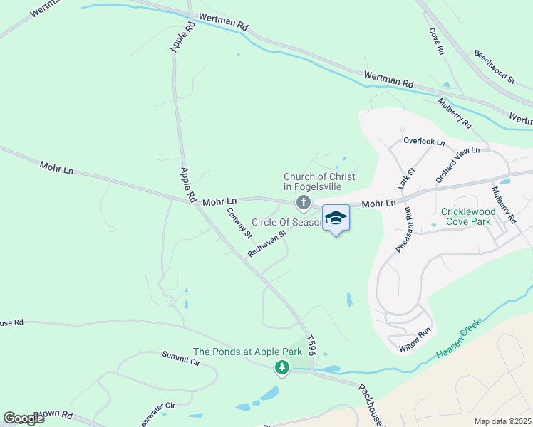 map of restaurants, bars, coffee shops, grocery stores, and more near 8445 Oak Knoll Street in Fogelsville