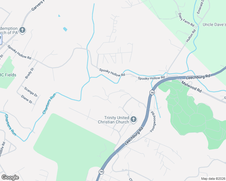 map of restaurants, bars, coffee shops, grocery stores, and more near 224 Country View Drive in Lower Burrell