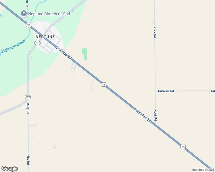 map of restaurants, bars, coffee shops, grocery stores, and more near 8313-8337 U.S. 33 in Celina
