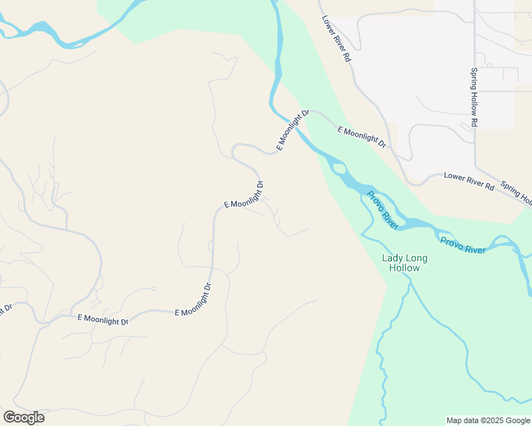 map of restaurants, bars, coffee shops, grocery stores, and more near 7398 East Moonlight Drive in Kamas
