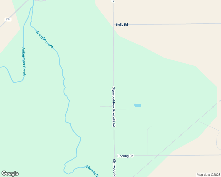 map of restaurants, bars, coffee shops, grocery stores, and more near 17013 Glynwood-New Knoxville Road in Wapakoneta