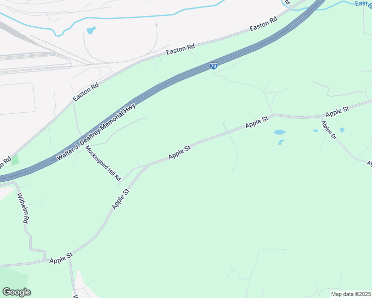 map of restaurants, bars, coffee shops, grocery stores, and more near 2290 Apple Street in Hellertown