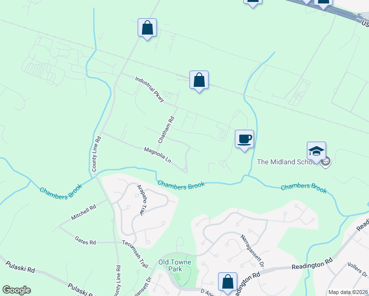 map of restaurants, bars, coffee shops, grocery stores, and more near 430 Azalea Terrace in Branchburg