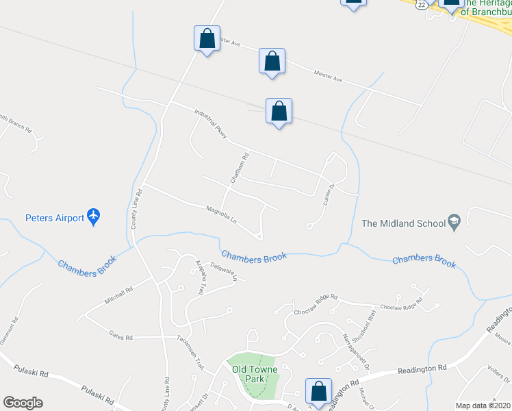 map of restaurants, bars, coffee shops, grocery stores, and more near 426 Azalea Terrace in Branchburg