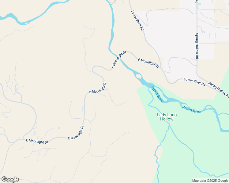 map of restaurants, bars, coffee shops, grocery stores, and more near 7551 East Stardust Court in Hideout