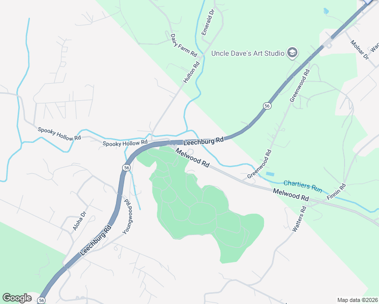 map of restaurants, bars, coffee shops, grocery stores, and more near 111 Melwood Road in New Kensington