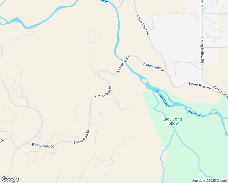 map of restaurants, bars, coffee shops, grocery stores, and more near 7461 East Stardust Court in Hideout