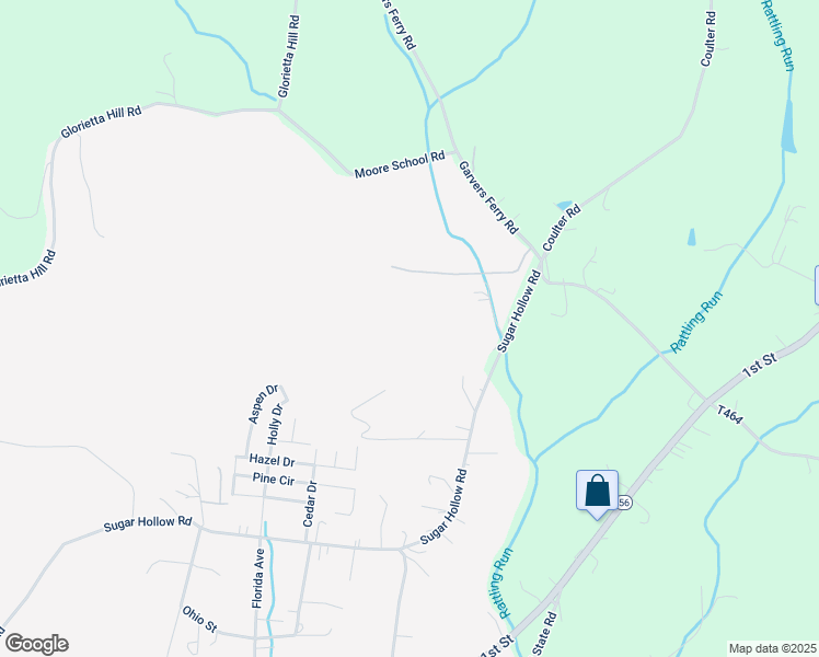map of restaurants, bars, coffee shops, grocery stores, and more near 1459 Sugar Hollow Road in Apollo