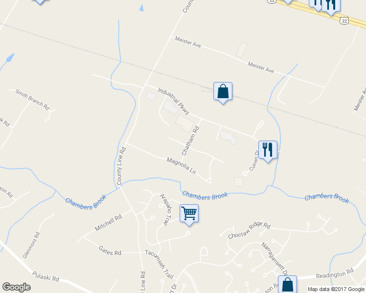 map of restaurants, bars, coffee shops, grocery stores, and more near 238 Arbor Way in Branchburg
