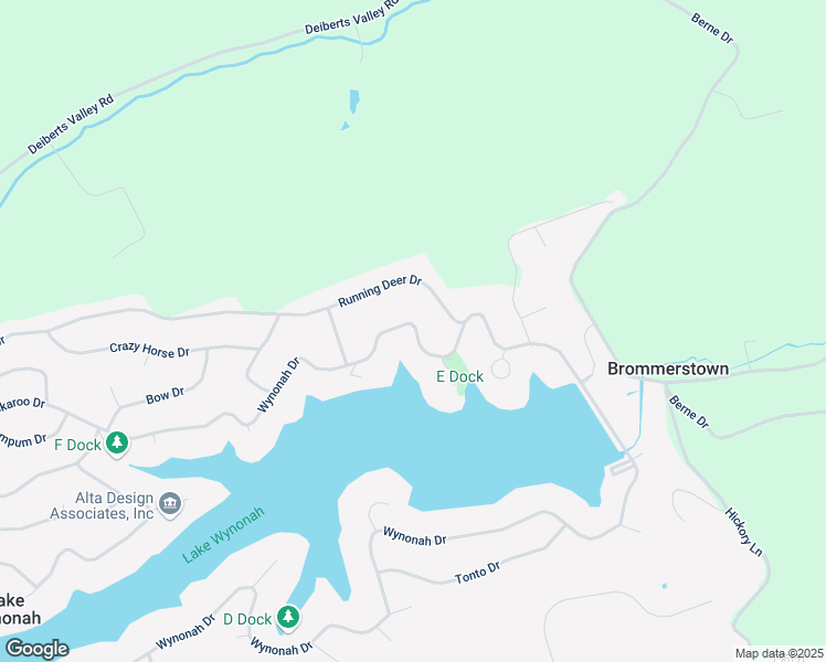 map of restaurants, bars, coffee shops, grocery stores, and more near 1541 Wynonah Drive in Auburn