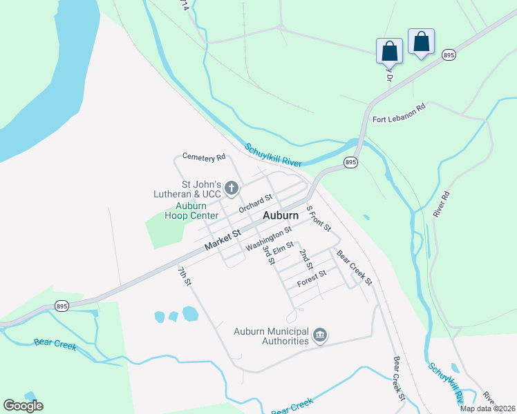 map of restaurants, bars, coffee shops, grocery stores, and more near 242 Orchard Street in Auburn