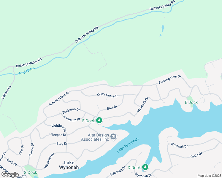 map of restaurants, bars, coffee shops, grocery stores, and more near 1780 Running Deer Drive in Auburn