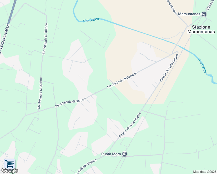 map of restaurants, bars, coffee shops, grocery stores, and more near 82 Strada Vicinale di Garrone in Città metropolitana di Sassari