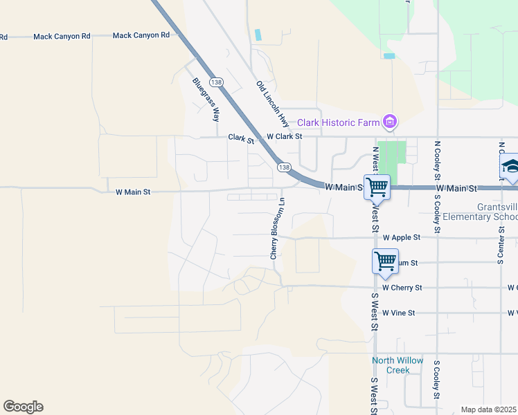 map of restaurants, bars, coffee shops, grocery stores, and more near 690 West Sagewood Circle in Grantsville